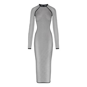 SKIMS Warp Knit Cover Up Long Sleeve Dress